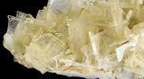 Yellow Barite Crystal Cluster - Peru #64137-2